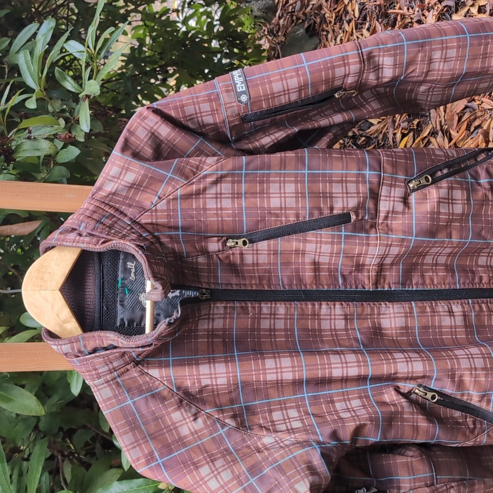 Empyre Small Jacket Snowboarding Skii, Zipper Works But Missing It's Dangly Part
